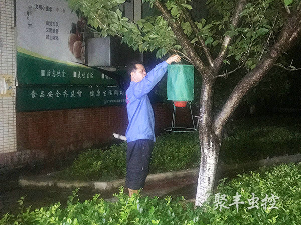 垃圾场安装诱蝇笼